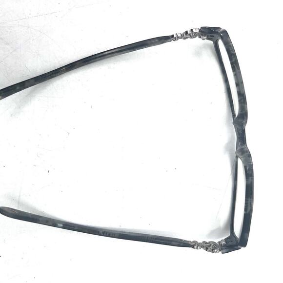 Vintage Tiffany & Co. Black Gray Tortoise /Flowers Eyeglasses & Case - Picture 9 of 16